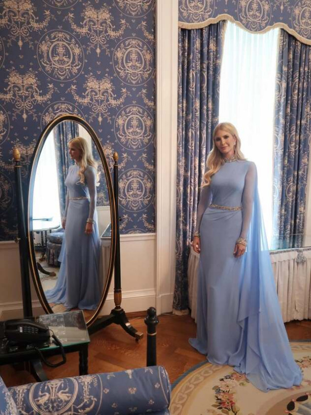 כשגרייס קלי פוגשת את אלזה (צילום: אינסטגרם Ivanka Trump)