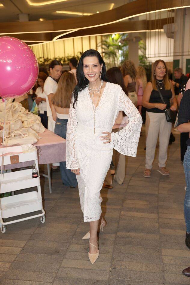 טל מן בתצוגת "פינק פארטי" השנתית שערכו עמותת "גמאני" והיזמית יאנה דרום בקניון עזריאלי תל אביב (צילום: אור גפן)