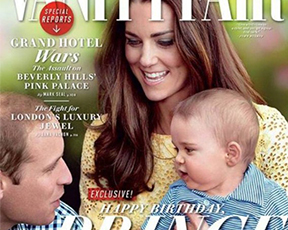 הנסיך ג'ורג' חוגג שנה ומקבל שער במגזין אופנה