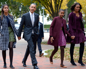 משפחה באופנה: בנות משפחת אובמה מכתיבות טרנדים