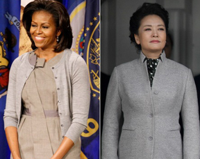 ארה"ב וסין פותחות חזית: הסטייל של פנג לי-יואן מאיים על אייקון האופנה מישל אובמה