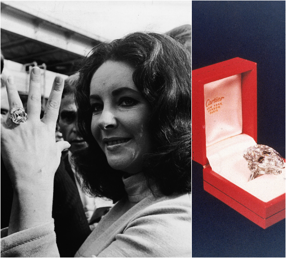 אליזבת טיילור וה- 31 מיליון בצורת טבעת