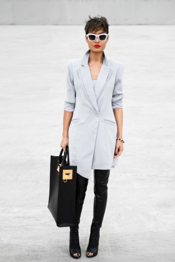 Micah-Gianneli_Best-top-fashion-style-beauty-lifestyle-blogger_Rihanna-Riri-style_Street-style_Shes-Electric_Blazer-dress_Nick-Campbell-Eyewear_Tony-Bianco_Thigh-high-boots_Sophie-Hulme-1