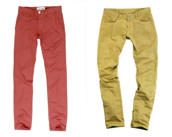 מכנסיים צבעוניים קסטרו 300 ש"ח, וטופמן 270 ש"ח | צילומים: יח"צ 