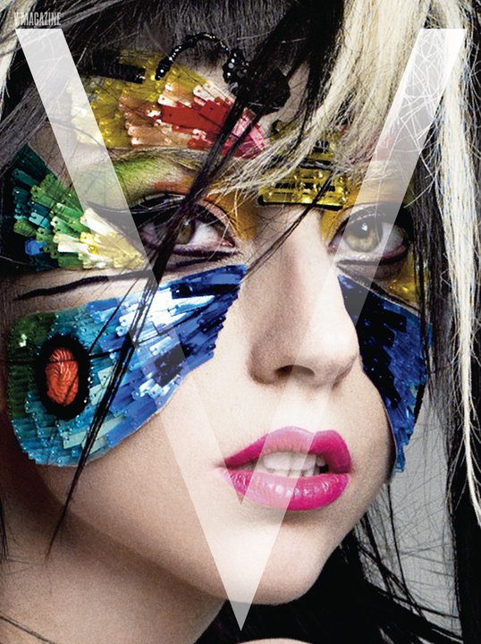ליידי גאגא על שער מגזין וי