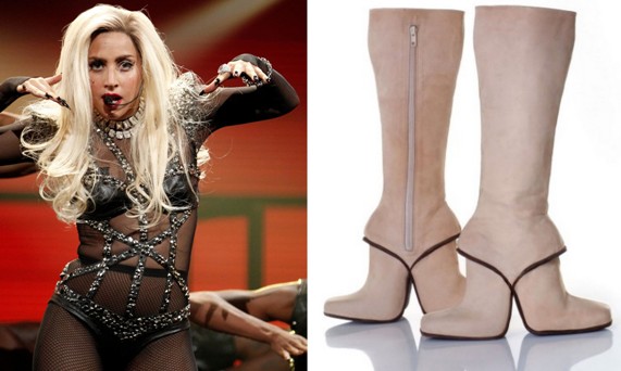 ליידי גאגא והנעליים של קובי לוי | צילומים: יחצ וגטי אימג'ס