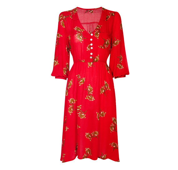 שמלה אדומה של מיס סלפרידג'ס