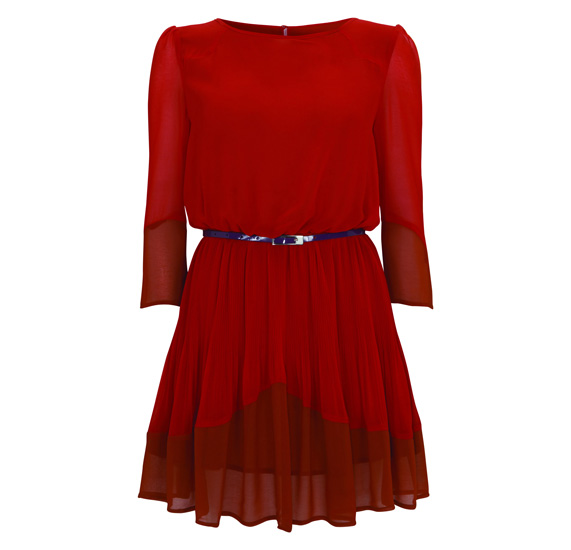 שמלה אדומה של טופשופ