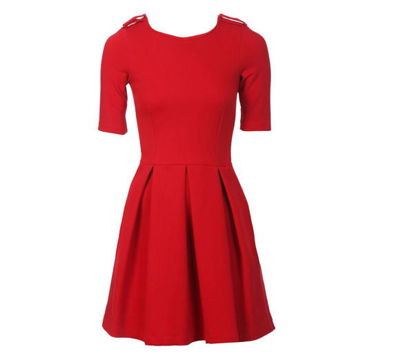 שמלה אדומה של זארה